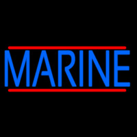 Blue Marine Enseigne Néon
