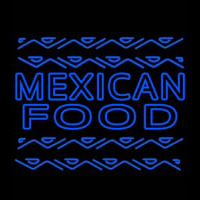 Blue Mexican Food Outdoor Enseigne Néon