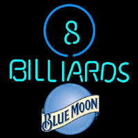 Blue Moon Ball Billiards Pool Beer Sign Enseigne Néon