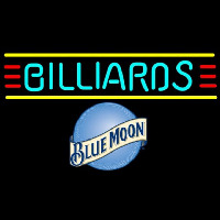 Blue Moon Billiards Te t Borders Pool Beer Sign Enseigne Néon