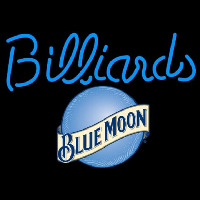 Blue Moon Billiards Te t Pool Beer Sign Enseigne Néon