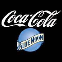 Blue Moon Coca Cola Beer Sign Enseigne Néon