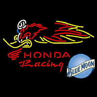 Blue Moon Honda Racing Woody Woodpecker Crf 250450 Beer Sign Enseigne Néon