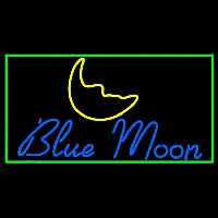 Blue Moon Italic Beer Sign Enseigne Néon