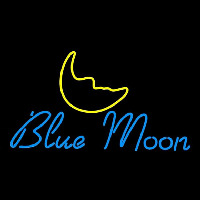 Blue Moon Italic Beer Sign Enseigne Néon