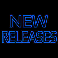 Blue New Releases Block Enseigne Néon
