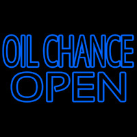 Blue Oil Change Open Enseigne Néon