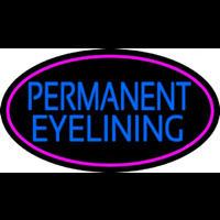 Blue Permanent Eye Lining Enseigne Néon