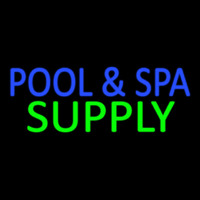 Blue Pool And Spa Green Supply Enseigne Néon