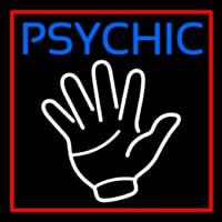 Blue Psychic Red Border Enseigne Néon