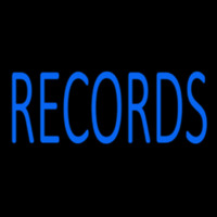 Blue Records 1 Enseigne Néon