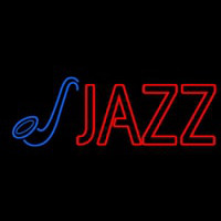 Blue Sa ophone Red Jazz Block 2 Enseigne Néon