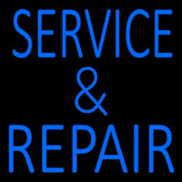 Blue Service And Repair 1 Enseigne Néon