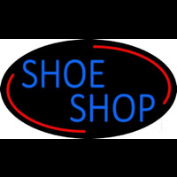 Blue Shoe Shop Enseigne Néon
