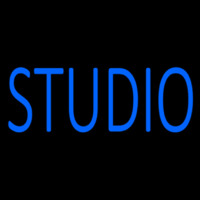 Blue Studio Enseigne Néon