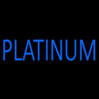 Blue We Buy Platinum Enseigne Néon