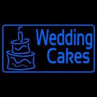 Blue Wedding Cakes Enseigne Néon