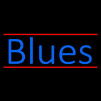 Blues Cursive 2 Enseigne Néon