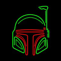 Boba Fett Helmet Star Wars Enseigne Néon