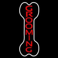 Bone Grooming Vertical Enseigne Néon