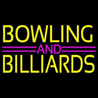 Bowling And Billiards 1 Enseigne Néon