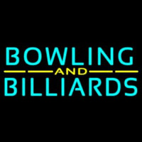 Bowling And Billiards 3 Enseigne Néon