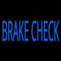 Brake Check Enseigne Néon