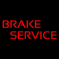Brake Service Red Enseigne Néon
