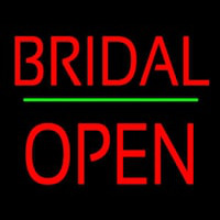 Bridal Block Open Green Line Enseigne Néon