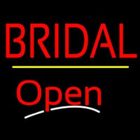 Bridal Block Yellow Line Open Enseigne Néon
