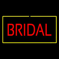 Bridal Rectangle Yellow Enseigne Néon