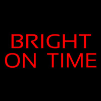 Bright On Time Enseigne Néon