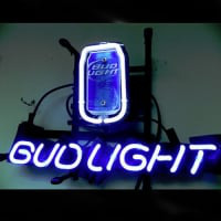 Bud Can Budweiser Bière Bar Enseigne Néon