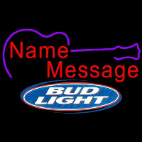 Bud Light Acoustic Guitar Beer Sign Enseigne Néon