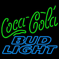 Bud Light Coca Cola Green Beer Sign Enseigne Néon