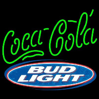 Bud Light Coca Cola Green Beer Sign Enseigne Néon
