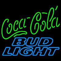 Bud Light Coca Cola Green Enseigne Néon