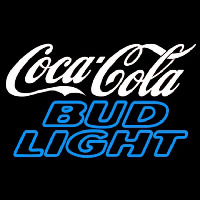 Bud Light Coca Cola White Beer Sign Enseigne Néon