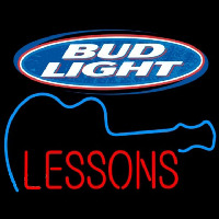 Bud Light Guitar Lessons Beer Sign Enseigne Néon