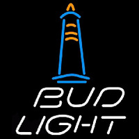 Bud Light Lighthouse Beer Sign Enseigne Néon