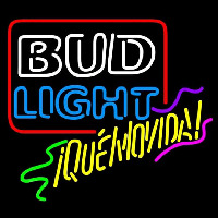 Bud Light Que Movida! Beer Sign Enseigne Néon