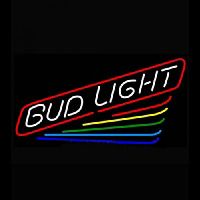 Bud Light Rainbow Beer Light Enseigne Néon