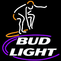 Bud Light Surfer Beer Sign Enseigne Néon