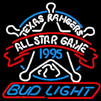 Bud Light Te as Rangers Beer Sign Enseigne Néon