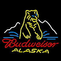 Budweiser Alaska Polar Bear Beer Enseigne Néon