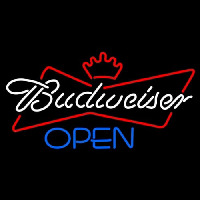 Budweiser Blue Open Enseigne Néon