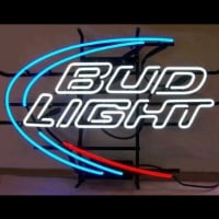 Budweiser Bud Light Beer Bar Handcrafted Enseigne Néon