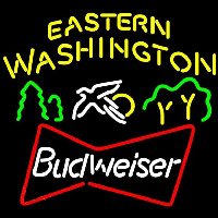 Budweiser Eastern Washington Enseigne Néon