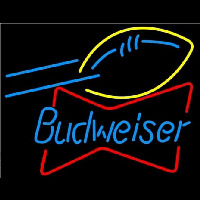 Budweiser Football Bowtie Enseigne Néon