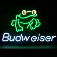 Budweiser Frog Bière Bar Pub Enseigne